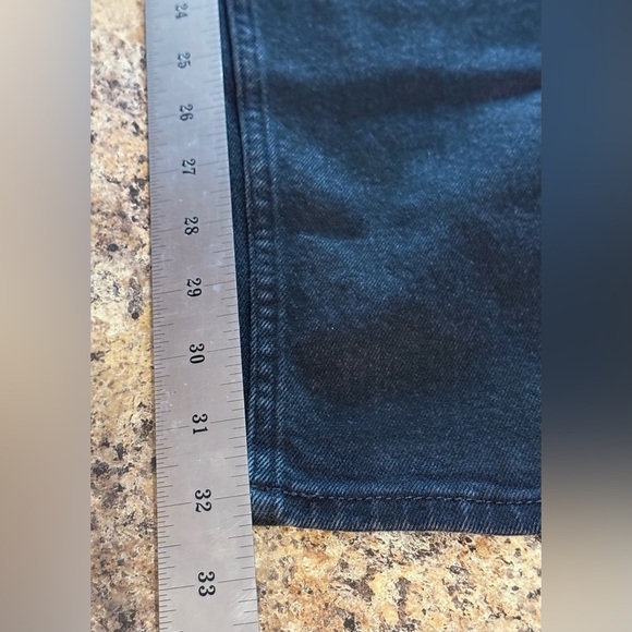 CALVIN KLEIN Mens CKJ 026 Slim Jeans Tag Sz 34x34 Black Denim Some Stretch - Picture 12 of 14